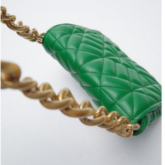 Green Quilt Zara bag - Picture 3 of 12